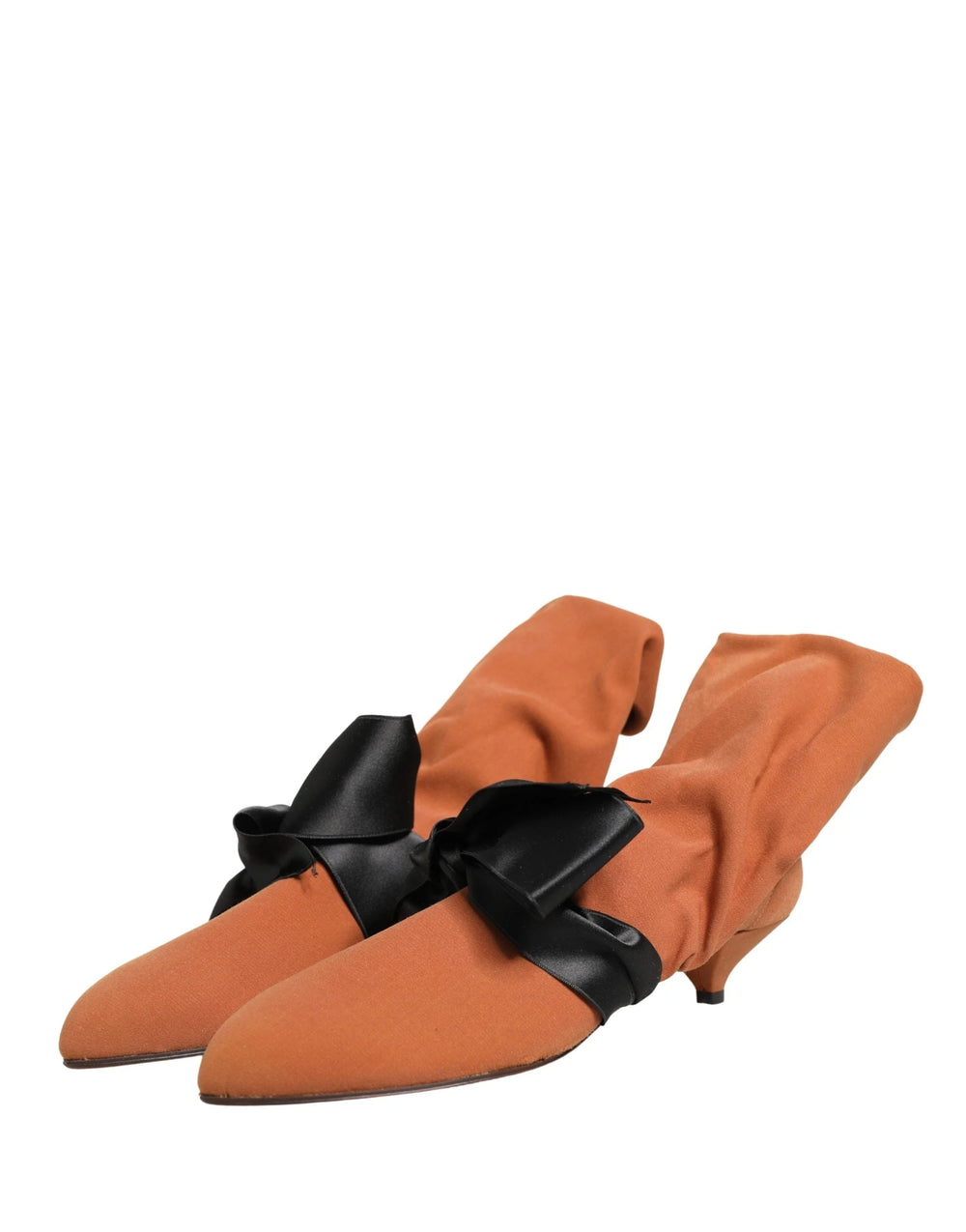 Botas de camurça castanha preta Dolce & Gabbana - EU41/US10.5