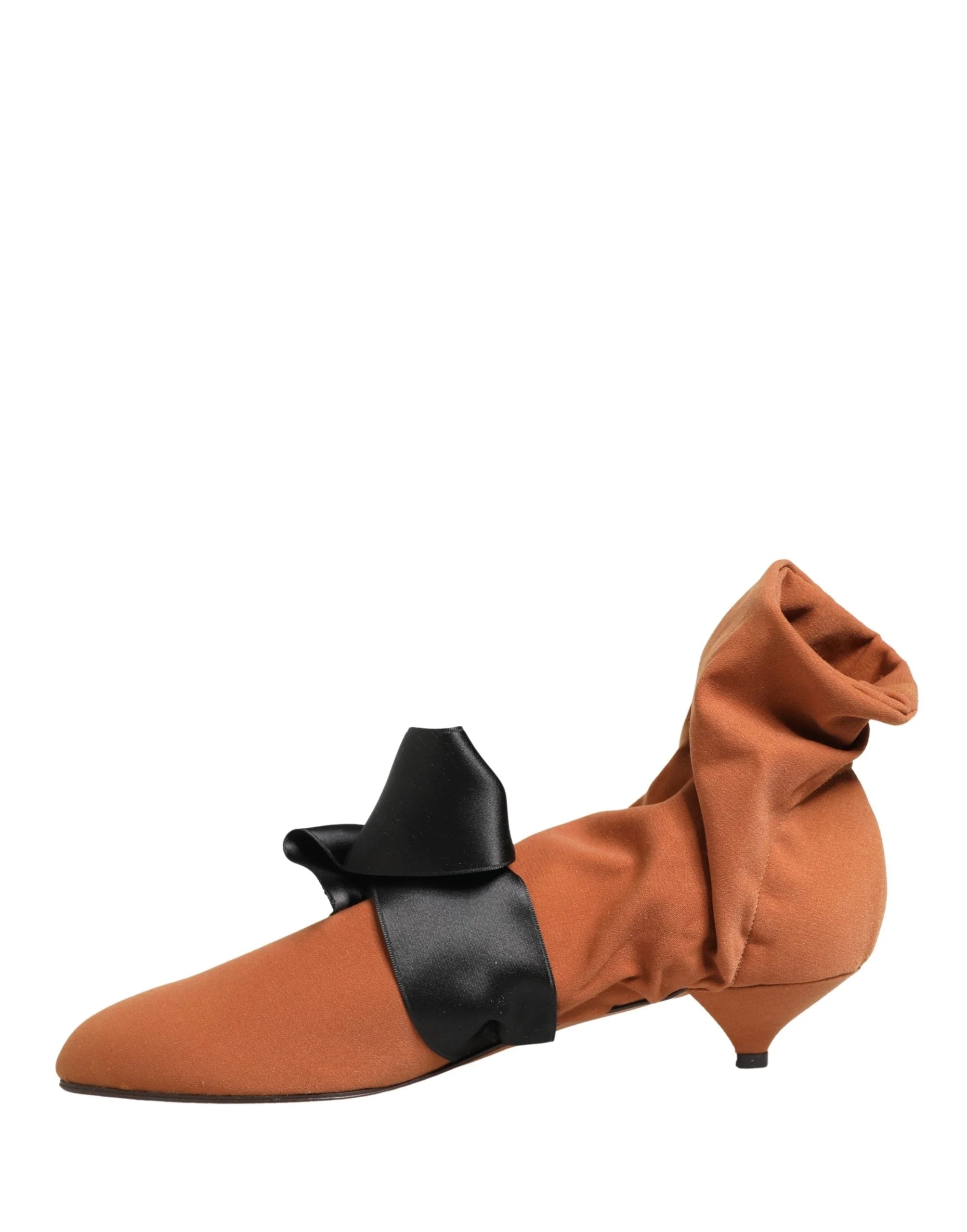 Botas de camurça castanha preta Dolce & Gabbana - EU41/US10.5