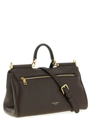 Dolce & Gabbana Brown Calfskin Crossbody Bag