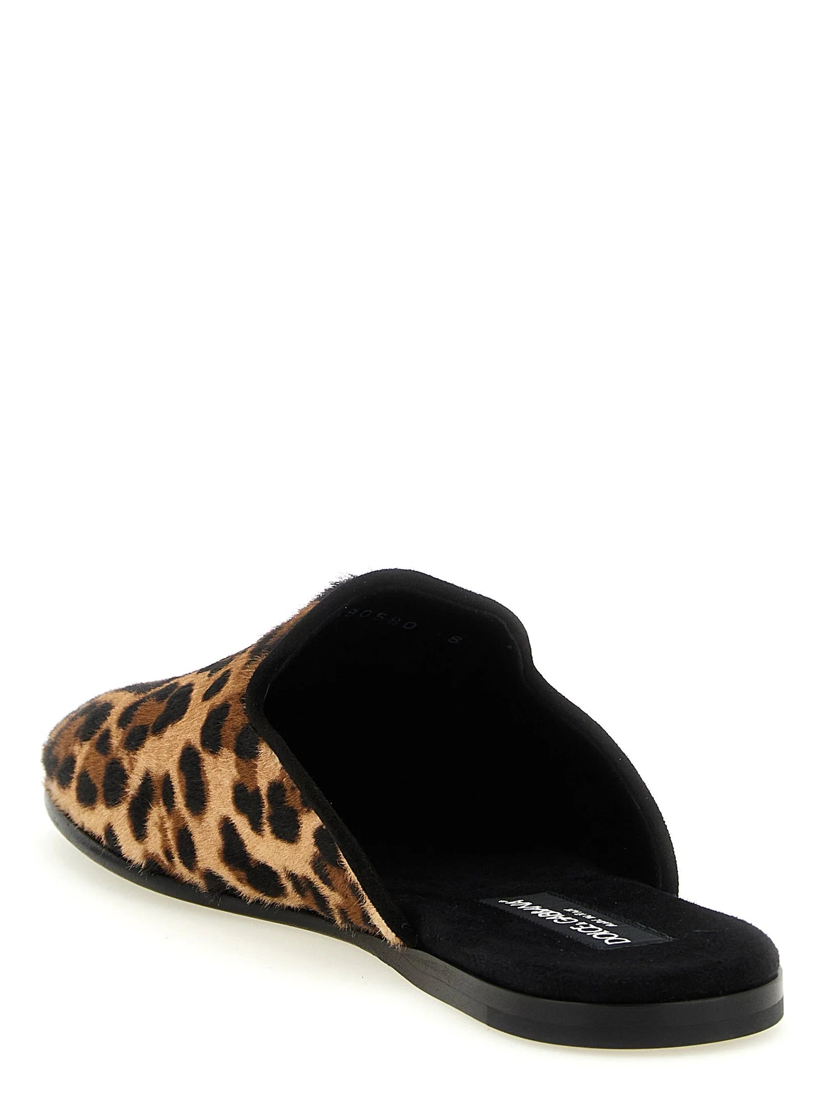 Dolce & Gabbana Brown Calfskin Flats - EU 42 | US 9
