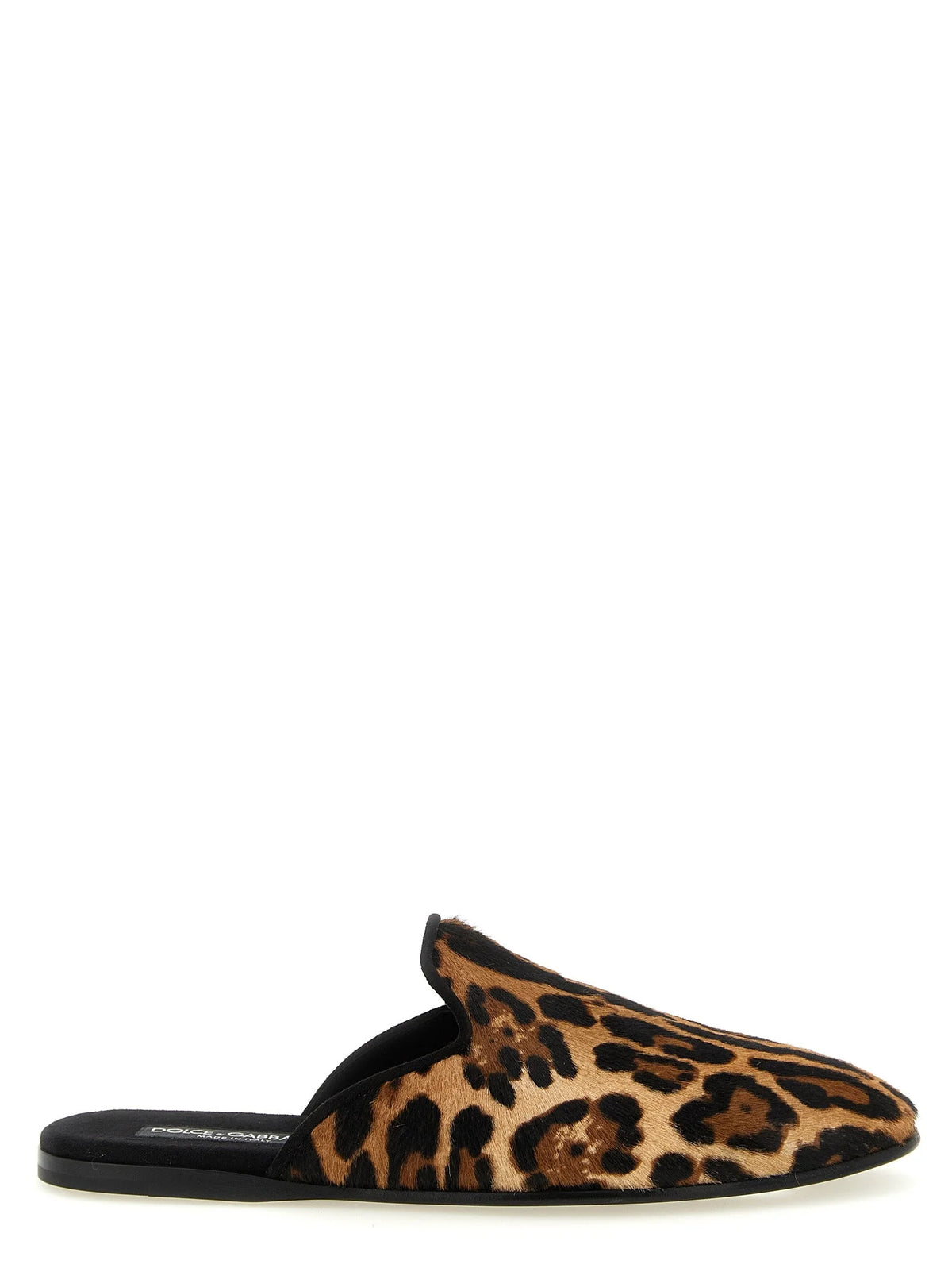 Dolce & Gabbana Brown Calfskin Flats - EU 42 | US 9