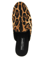 Dolce & Gabbana Brown Calfskin Flats - EU 42 | US 9