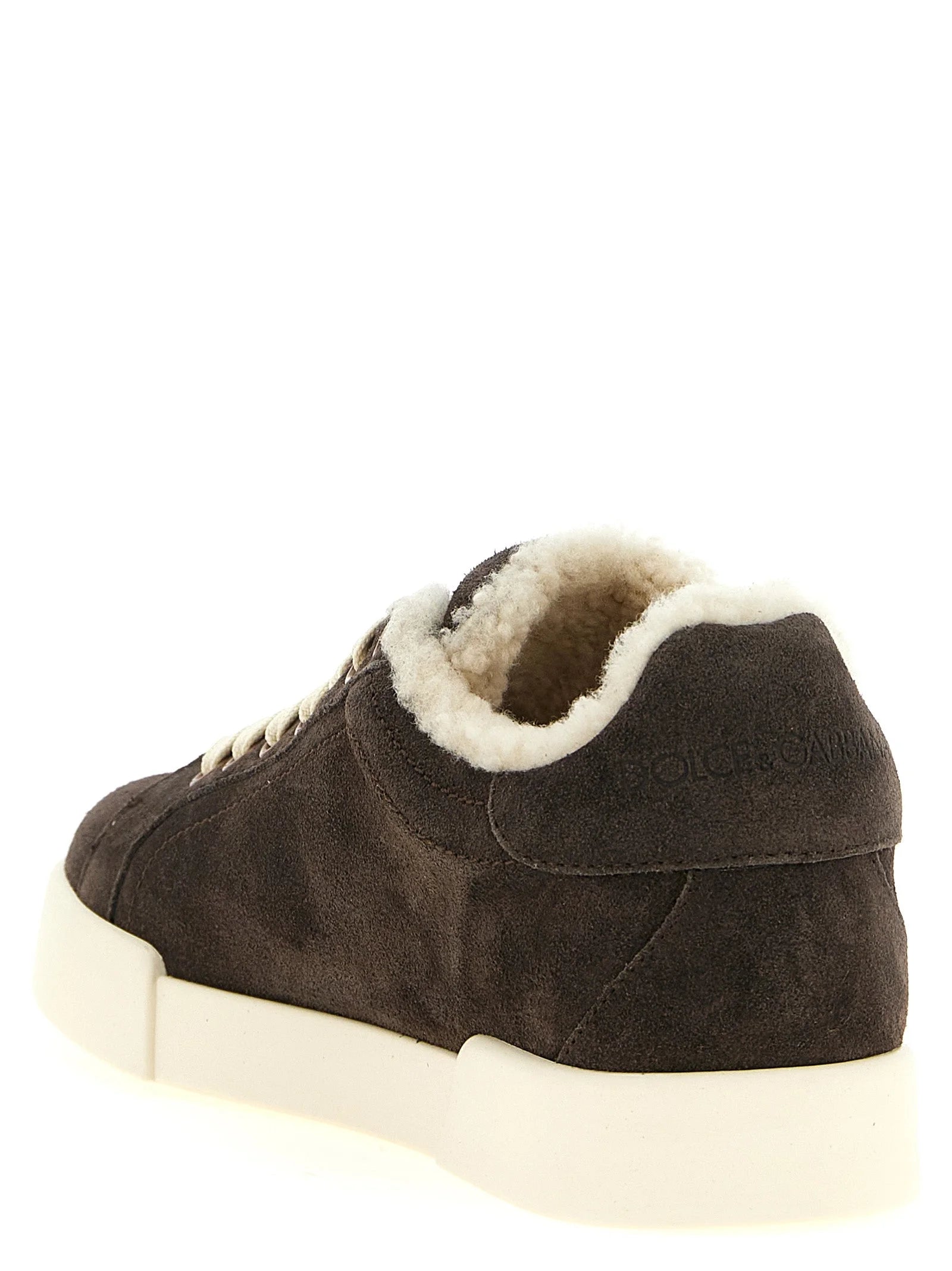 Dolce & Gabbana Brown Calfskin Low Top Sneakers - EU36/US6