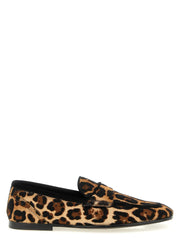 Dolce & Gabbana Brown Calfskin Slip-On Loafers - EU43/US10