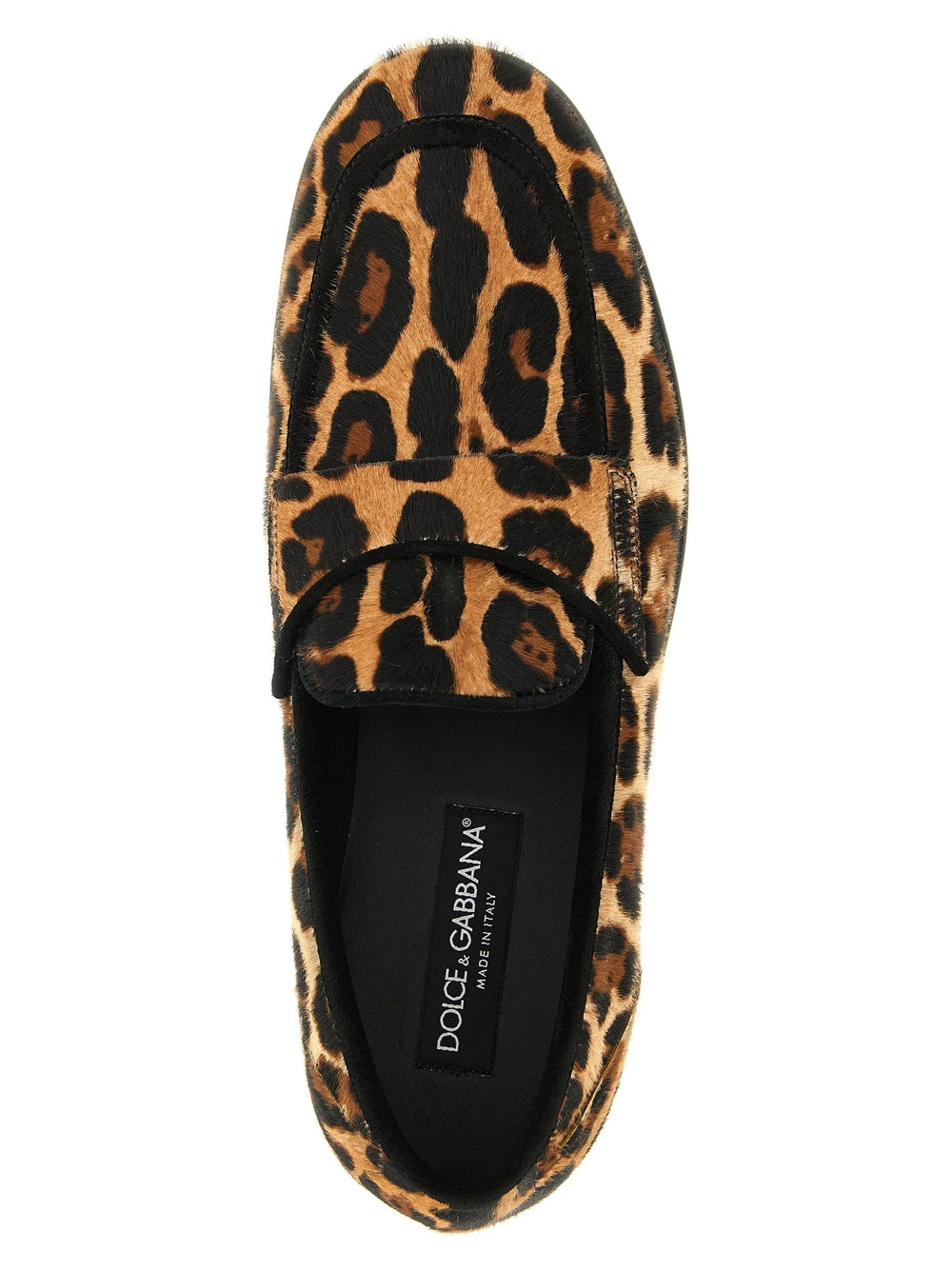 Dolce & Gabbana Brown Calfskin Slip-On Loafers - EU43/US10