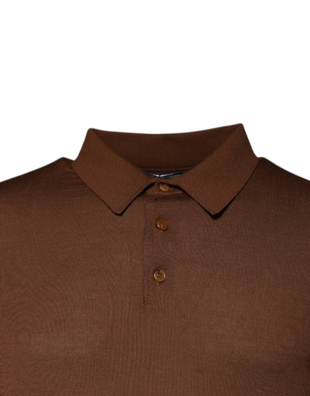 Dolce & Gabbana Brown Cashmere Buttoned Men Pullover Sweater - IT48 | M - Sweaters