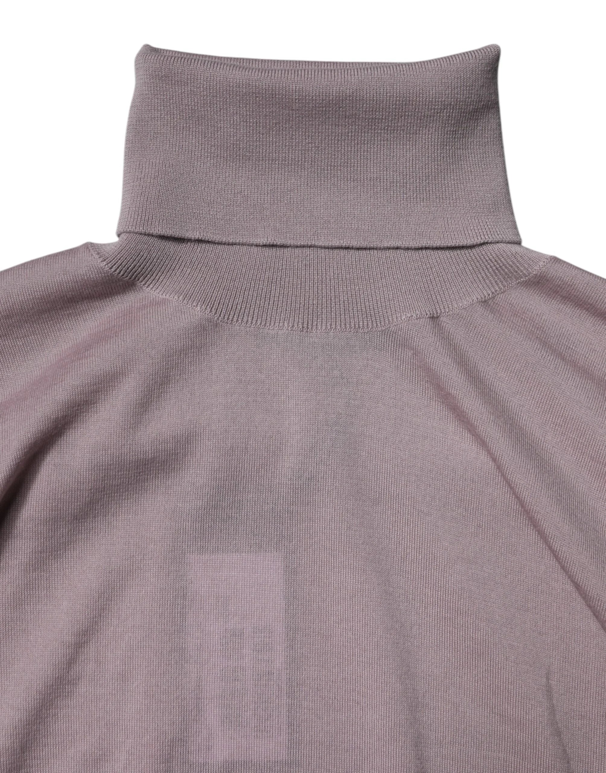 Dolce & Gabbana Brown Cashmere Knitted Men Pullover Sweater - IT46 | S - Sweaters