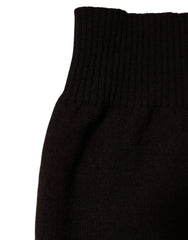 Dolce & Gabbana Brown Cashmere Knitted Neck Warmer Foulard Scarf - Scarves & Shawls