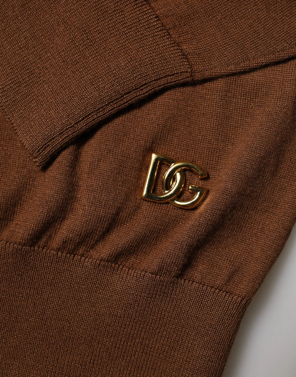 Dolce & Gabbana Brown Cashmere Turtle Neck Pullover Sweater - IT36|XXS - Sweaters