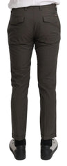 Dolce & Gabbana Brown Casual Mens Trouser 100% Cotton Pants - Trousers