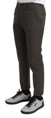 Dolce & Gabbana Brown Casual Mens Trouser 100% Cotton Pants - Trousers