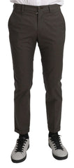 Dolce & Gabbana Brown Casual Mens Trouser 100% Cotton Pants - Trousers