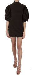 Dolce & Gabbana Brown Corduroy Bodycon Cotton Mini Dress - IT40|S - Dresses