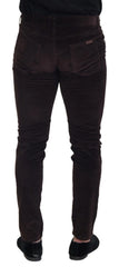 Dolce & Gabbana Brown Corduroy Men Casual Trouser Pants - IT50 | L - Trousers