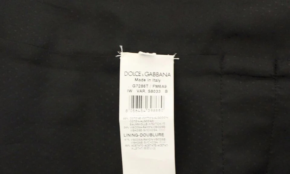 Dolce & Gabbana Brown Cotton Blend Dress Vest Gilet - IT46 | S - Vests