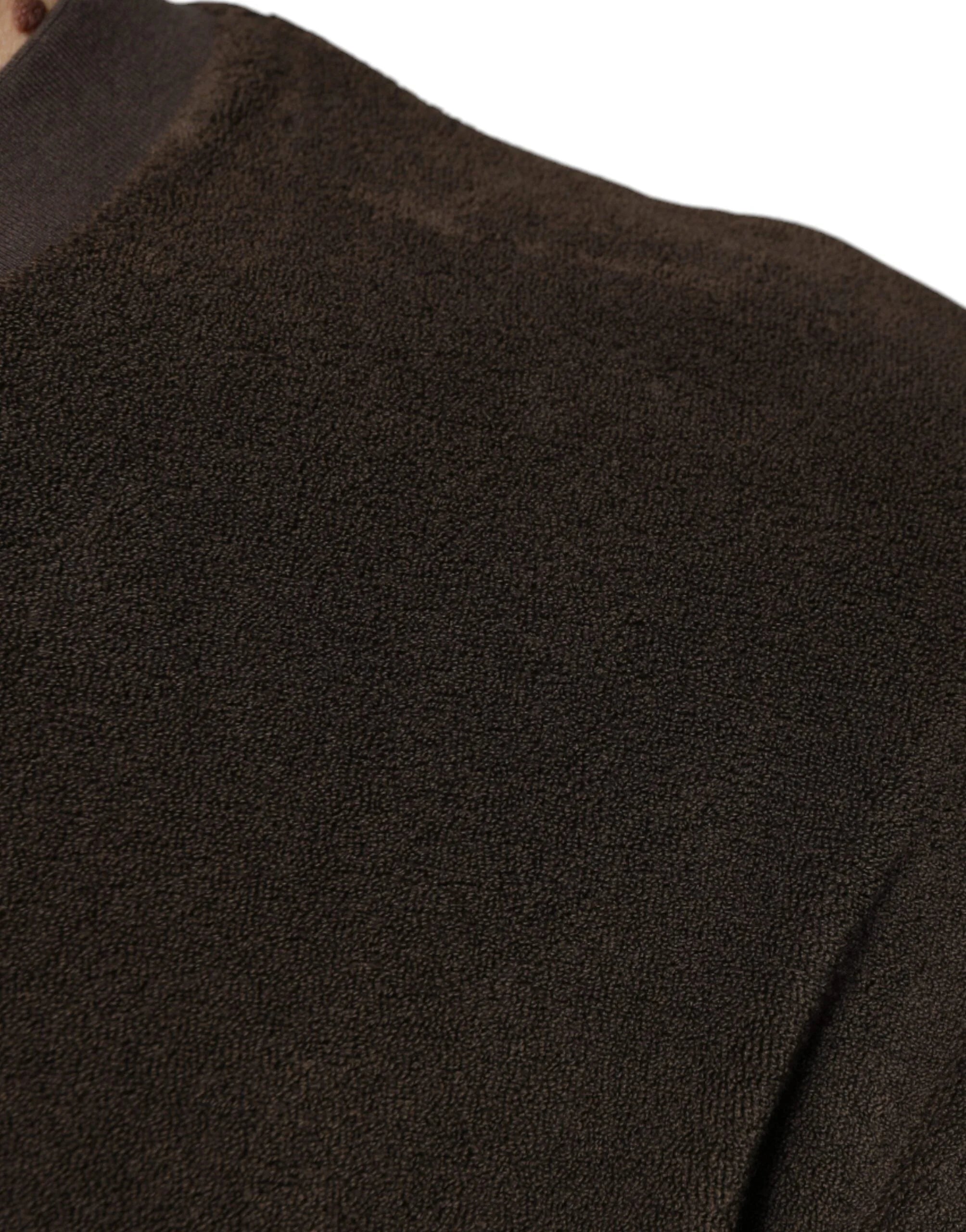 Dolce & Gabbana Brown Cotton Crew Neck Short Sleeves T-shirt - IT48 | M - T-Shirts