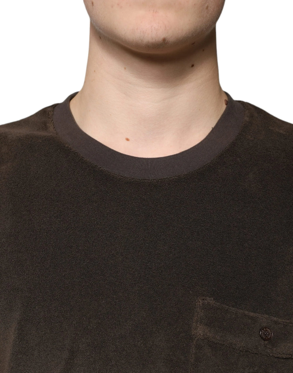 Dolce & Gabbana Brown Cotton Crew Neck Short Sleeves T-shirt - IT48 | M - T-Shirts