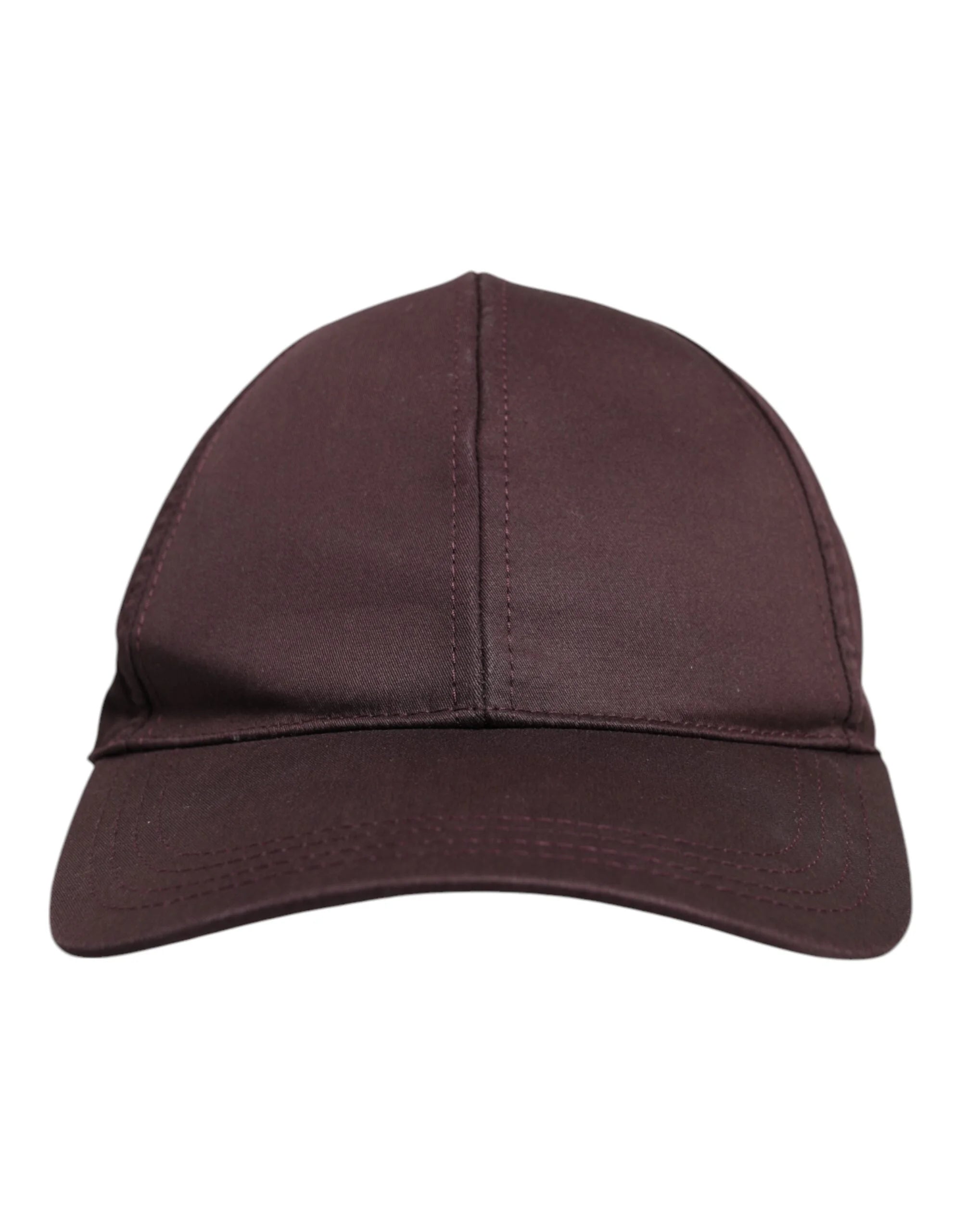 Dolce & Gabbana Brown Cotton DG Crown 6 Panels Baseball Cap - 58 cm|M - Baseball Caps