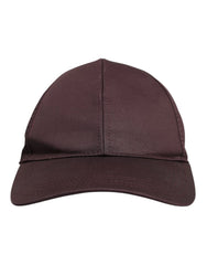 Dolce & Gabbana Brown Cotton DG Crown 6 Panels Baseball Cap - 58 cm|M - Baseball Caps