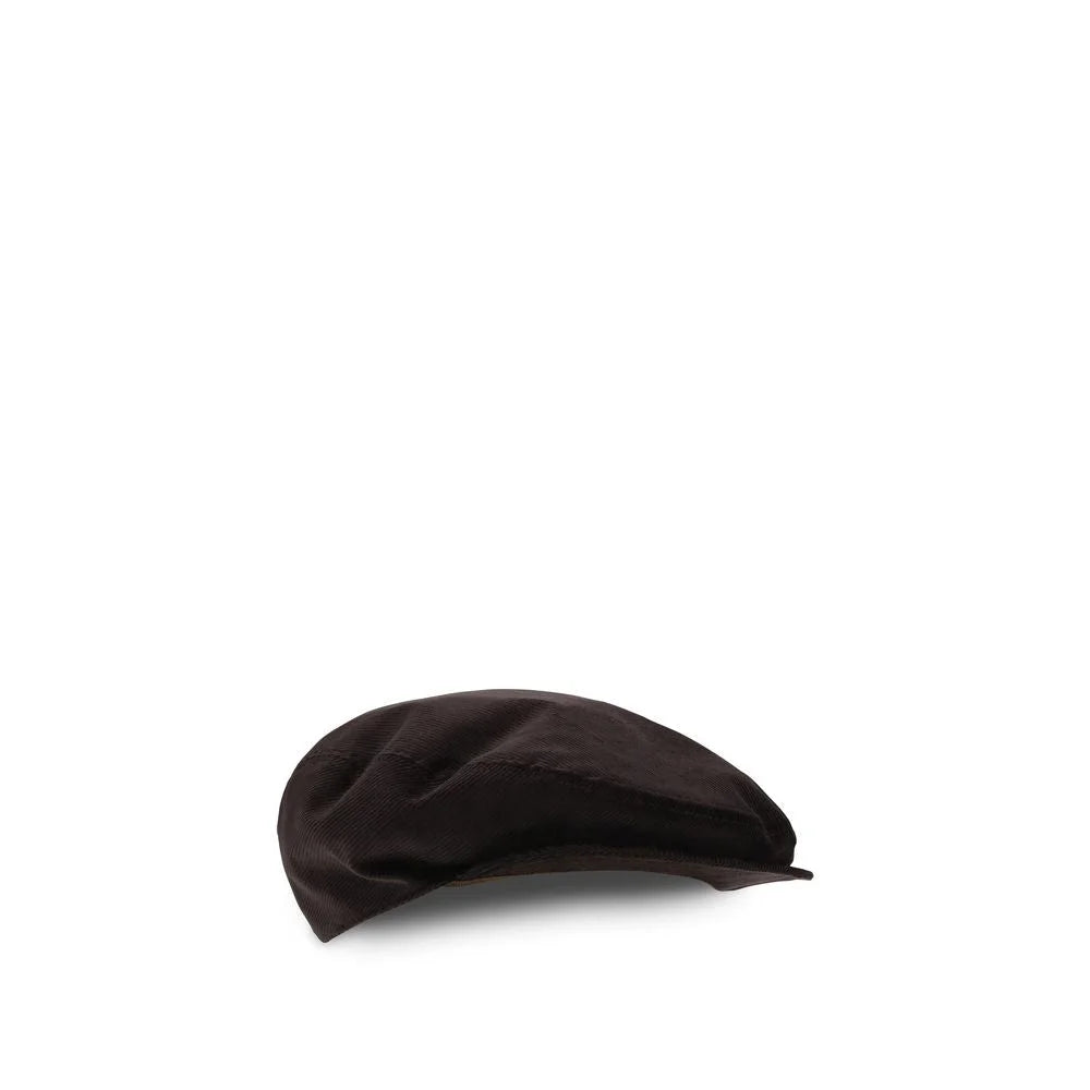 Dolce & Gabbana Brown Cotton Fatcap Hat - 58 cm|M