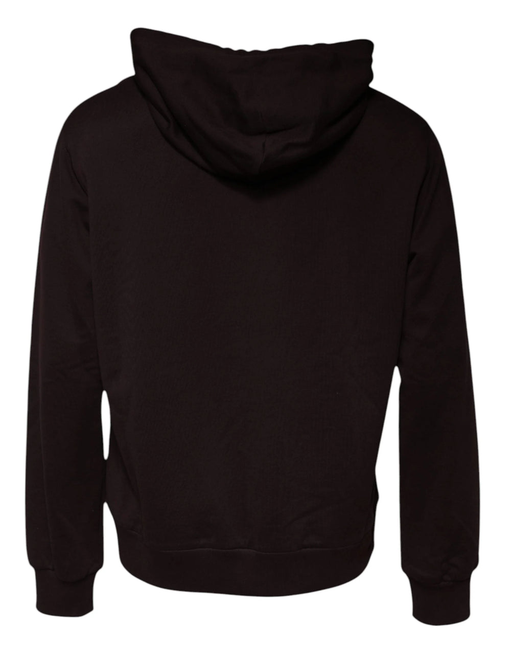 Dolce & Gabbana Brown Cotton Hooded Men Sweatshirt Sweater - IT56 | XXL - Hoodies