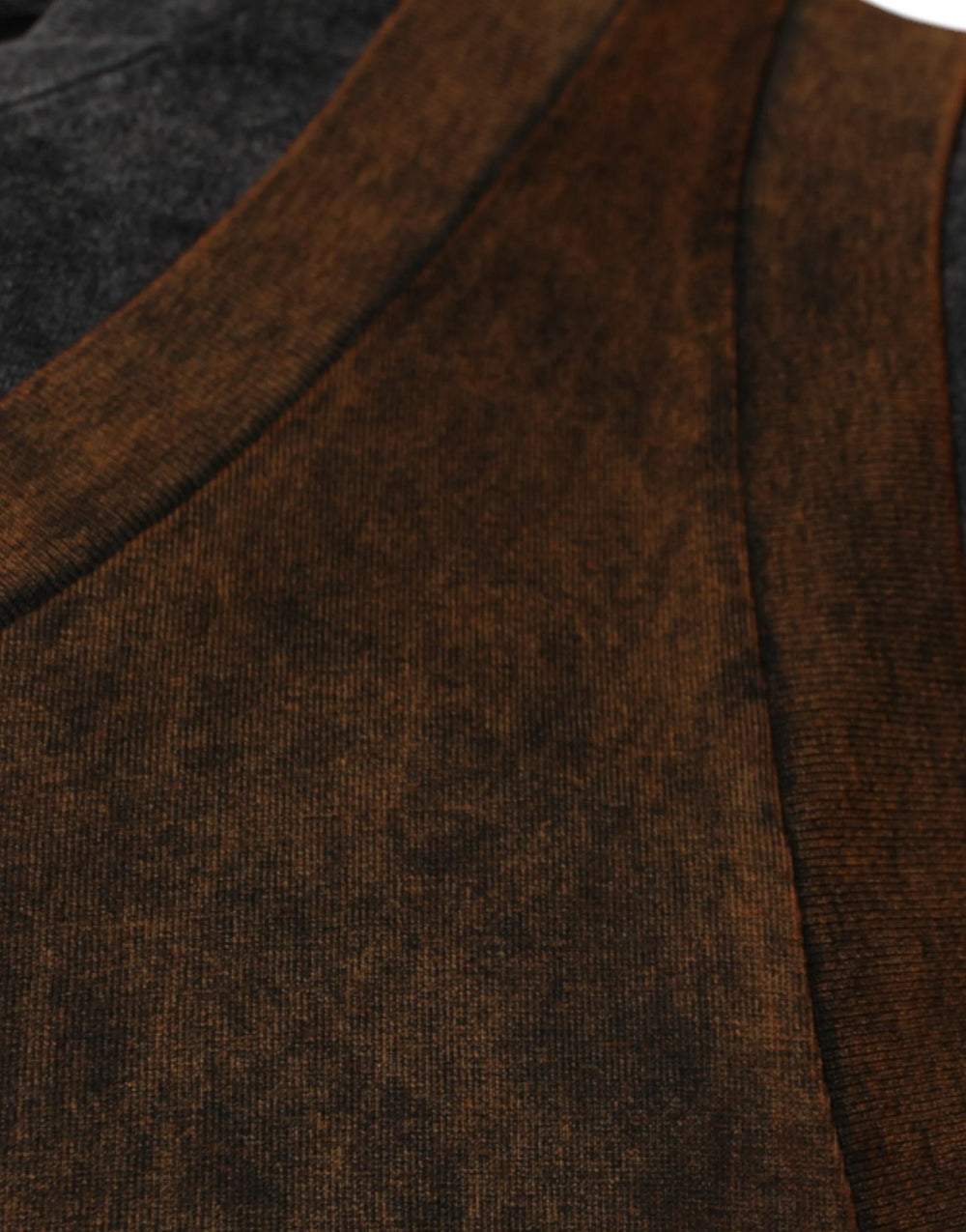 Dolce & Gabbana Brown Cotton Round Neck Sleeveless T-shirt - IT52 | XL - Tank Tops