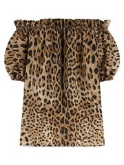 Dolce & Gabbana Brown Cotton Shirt