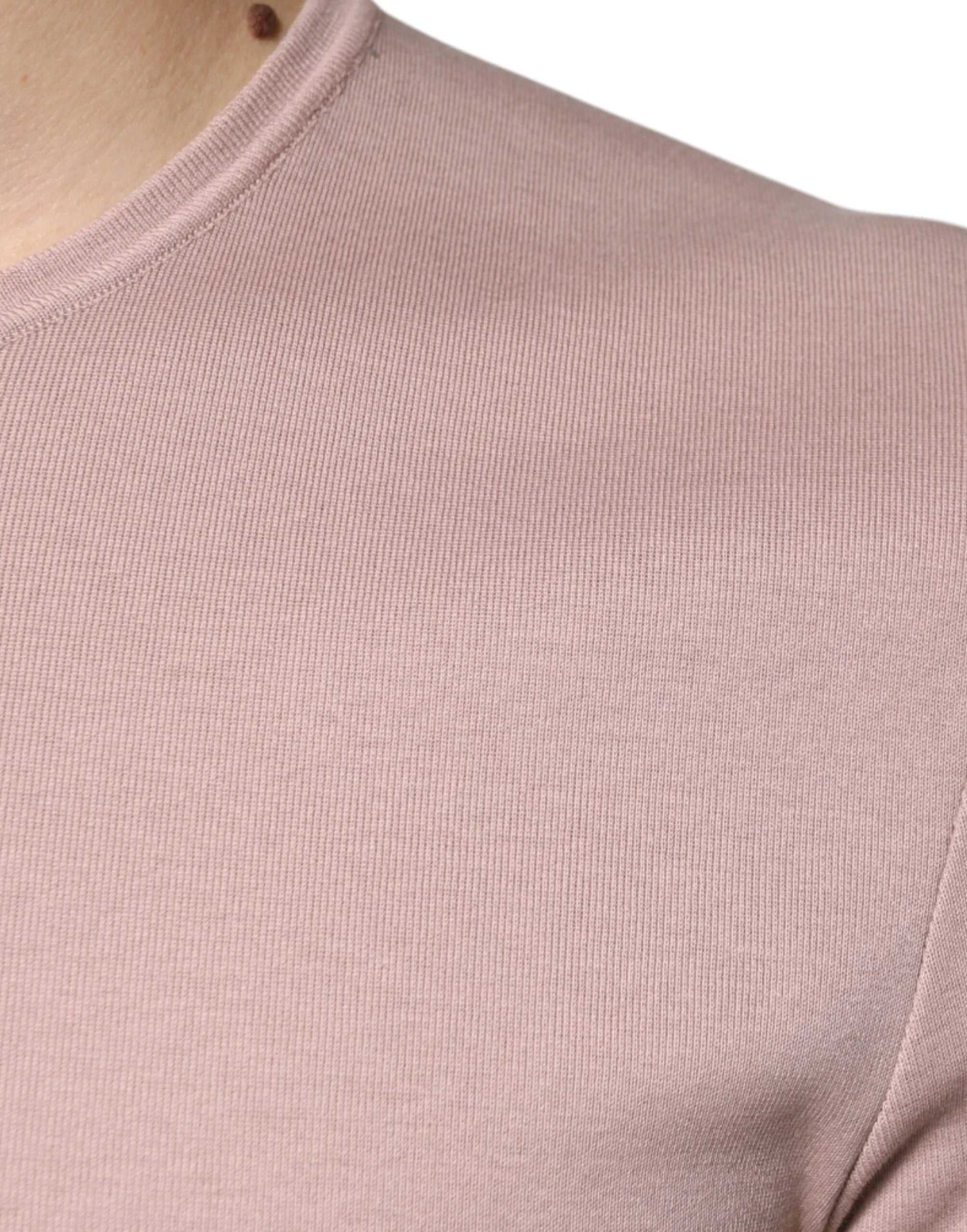 Dolce & Gabbana Brown Cotton Short Sleeves Round Neck T-shirt - IT50 | L - T-Shirts