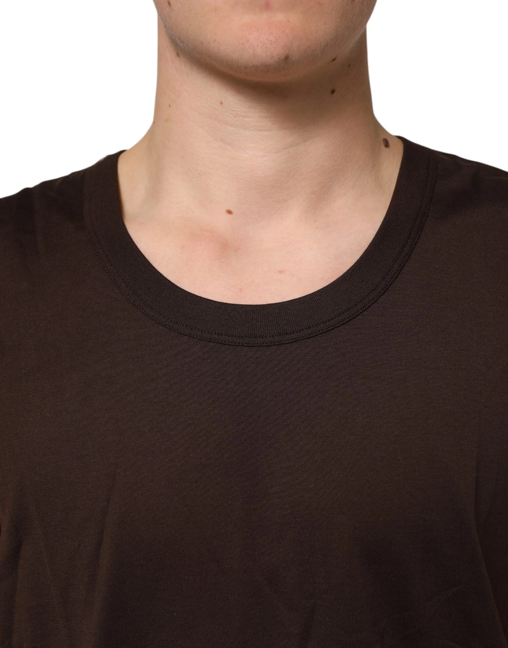 Dolce & Gabbana Brown Cotton Sleeveless Underwear Men Tank Top - Tank Tops