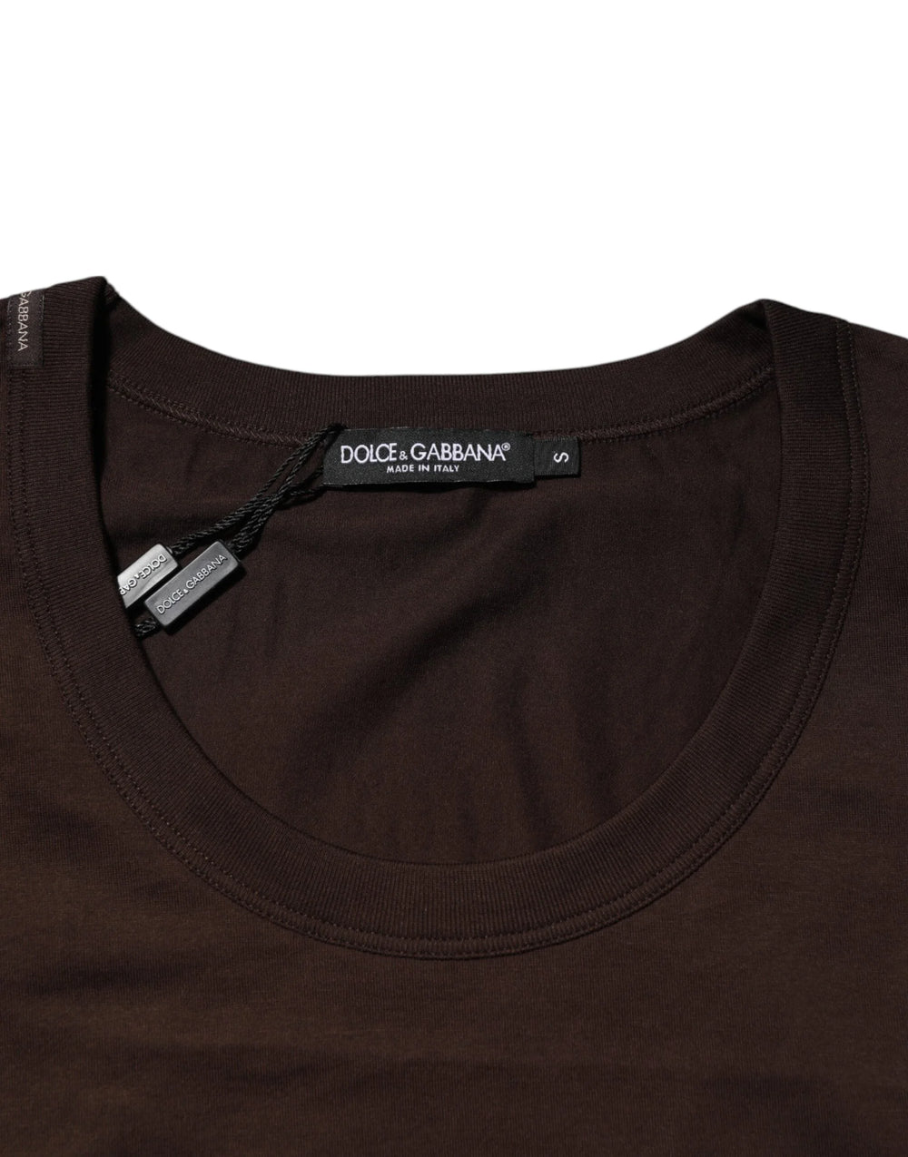 Dolce & Gabbana Brown Cotton Sleeveless Underwear Men Tank Top - Tank Tops