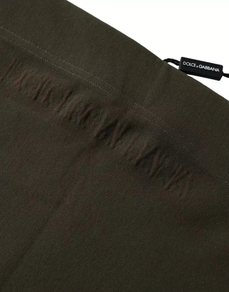 Dolce & Gabbana Brown Cotton Stretch Boxer Shorts Underwear - IT4 | S - Boxer Shorts