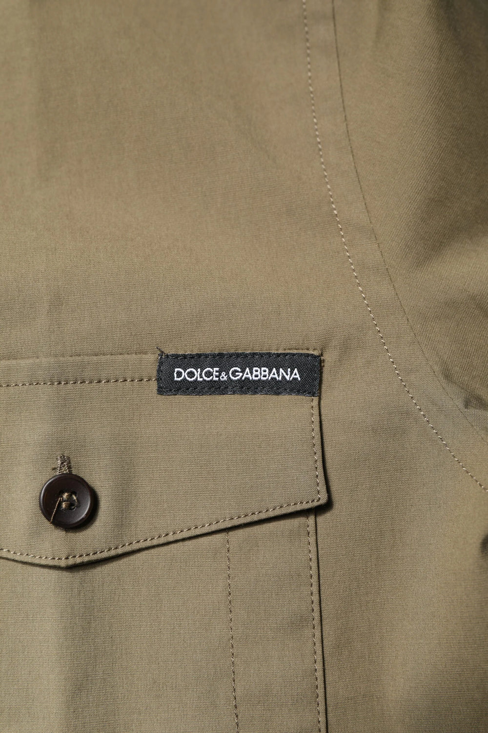 Dolce & Gabbana Brown Cotton Stretch Casual Long Sleeves Shirt - IT38 | XS - Shirts