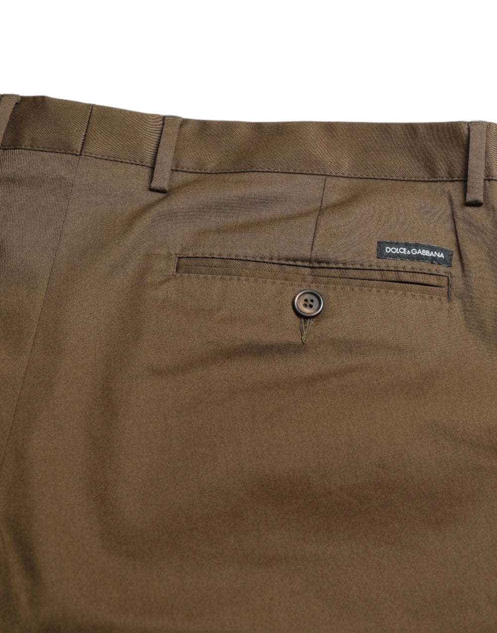 Dolce & Gabbana Brown Cotton Stretch Men Bermuda Shorts - IT44 | XS - Bermudas