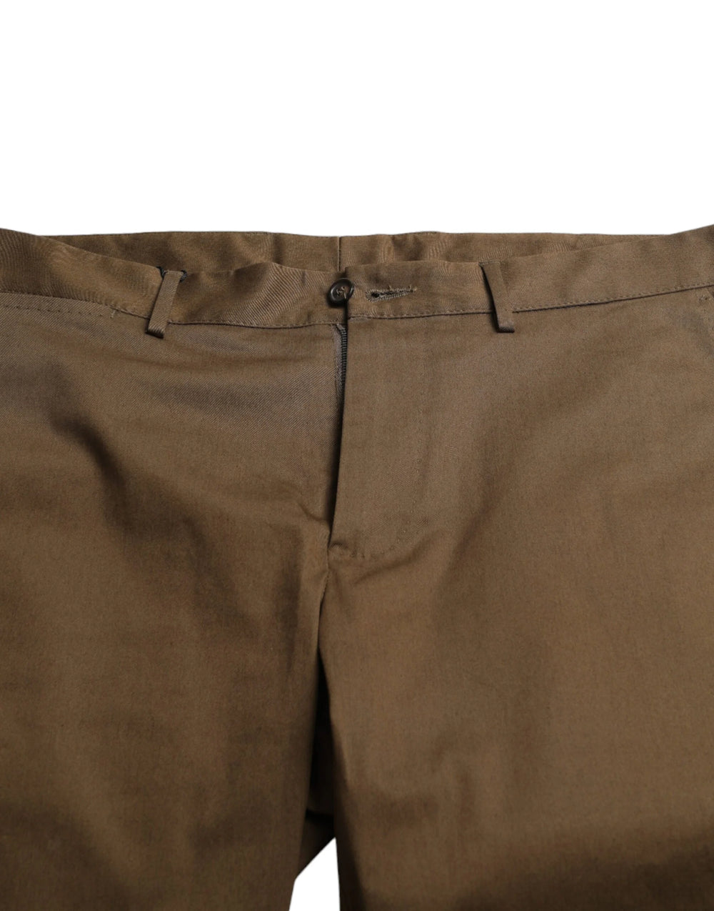 Dolce & Gabbana Brown Cotton Stretch Men Bermuda Shorts - IT44 | XS - Bermudas