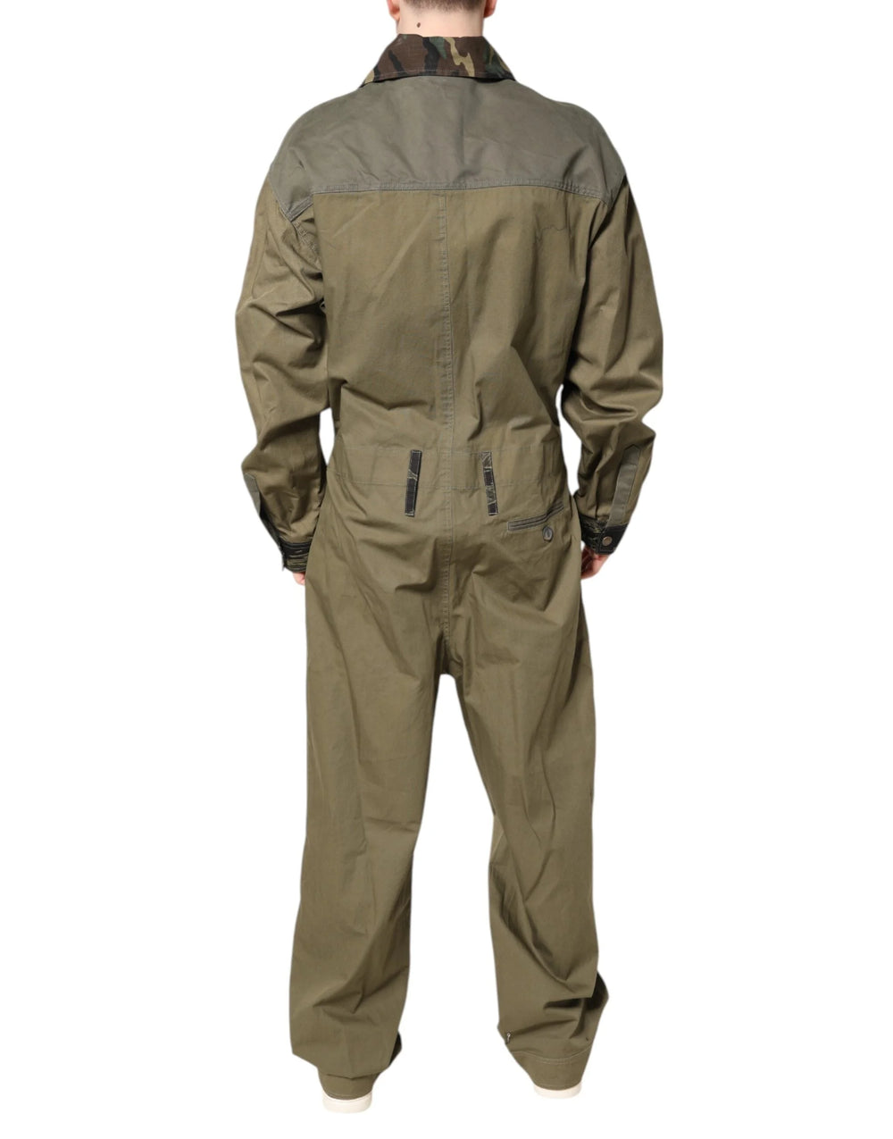 Dolce & Gabbana Brown Cotton Stretch Shirt Pants Casual Set - IT52 | XL - Outfit Sets