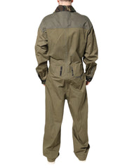 Dolce & Gabbana Brown Cotton Stretch Shirt Pants Casual Set - IT52 | XL - Outfit Sets