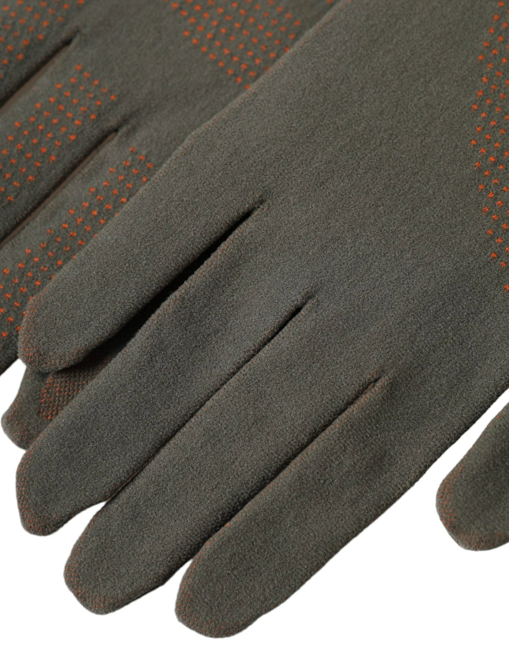 Dolce & Gabbana Brown Cotton Stretch Wrist Length Gloves - 7.5|S - Gloves & Mittens