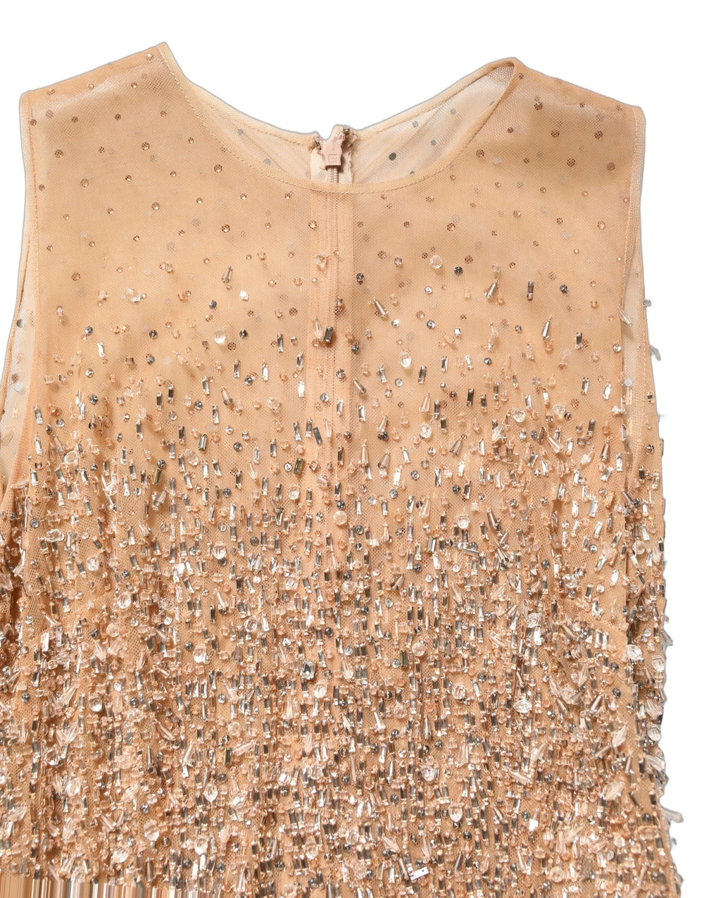 Dolce & Gabbana Brown Crystal Embellished Mermaid Gown Dress - IT40|S