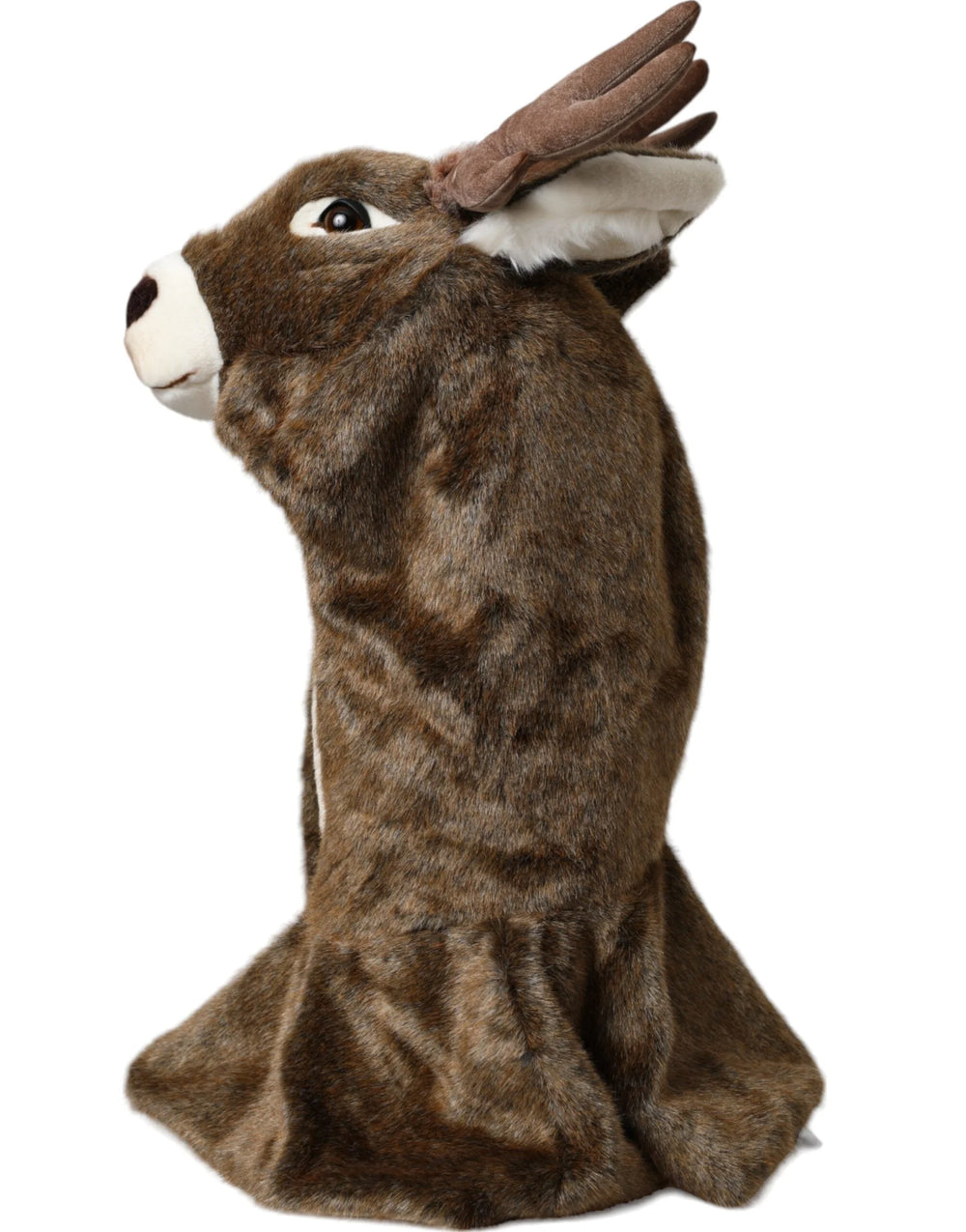 Dolce & Gabbana Brown Deer Faux Fur Whole Head Hat - Hats