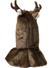 Dolce & Gabbana Brown Deer Faux Fur Whole Head Hat - Hats