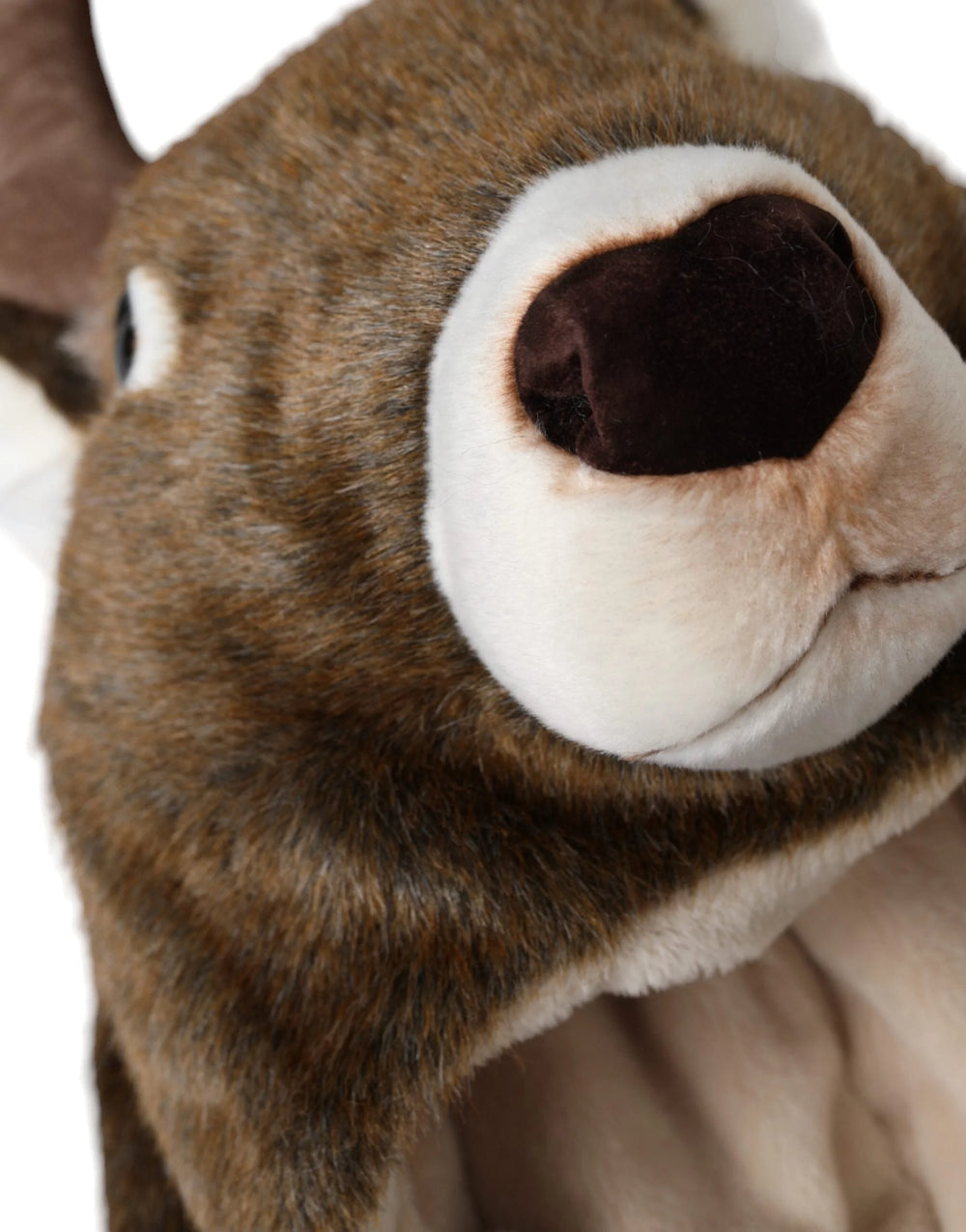 Dolce & Gabbana Brown Deer Faux Fur Whole Head Hat - Hats