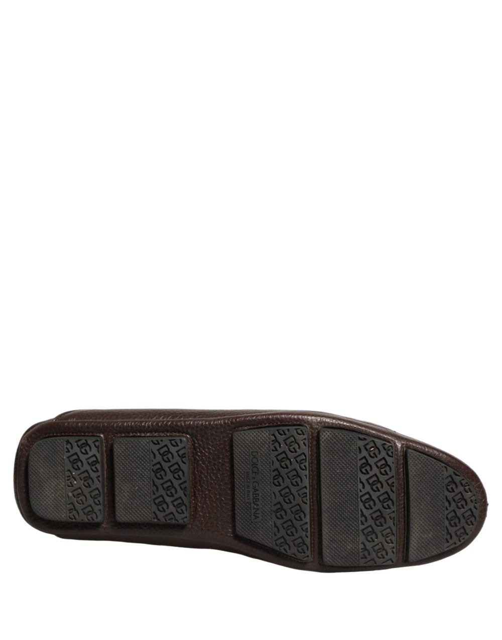 Dolce & Gabbana Brown Deerskin Leather Driver Loafers Shoes - EU44/US11