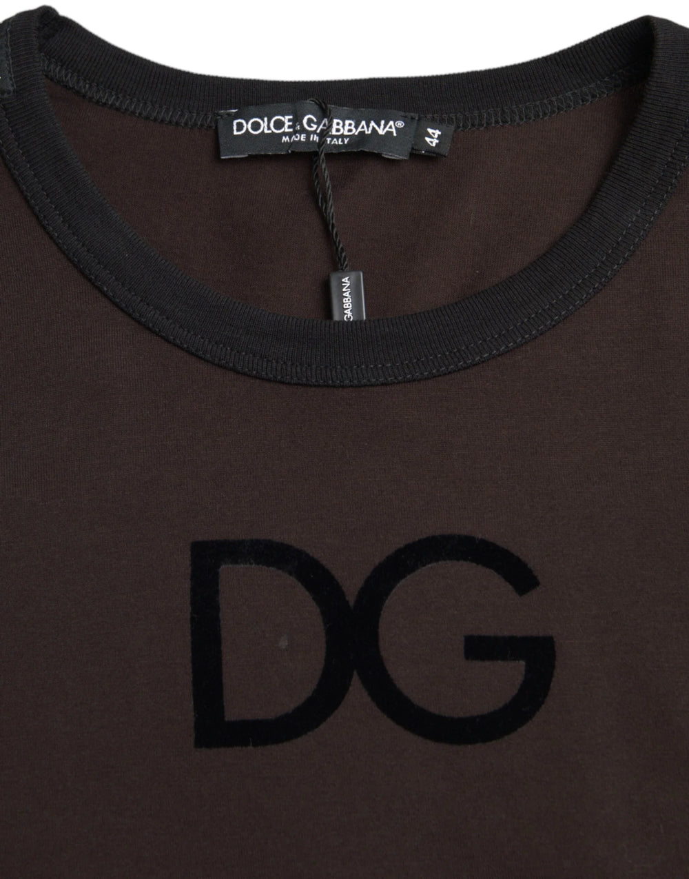 Dolce & Gabbana Brown DG Logo Crewneck Pullover Sweater - IT54 | XL - Sweaters