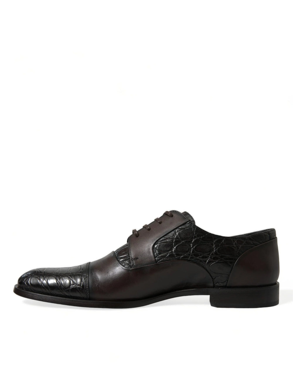 Dolce & Gabbana Brown Exotic Leather Formal Men Dress Shoes - Shoes
