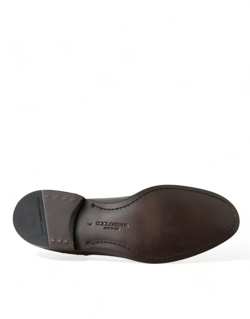 Dolce & Gabbana Brown Exotic Leather Lace Up Oxford Dress Shoes - EU41/US8 - Shoes