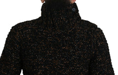 Dolce & Gabbana Brown Fatto A Mano Turtleneck Pullover Sweater - Sweaters