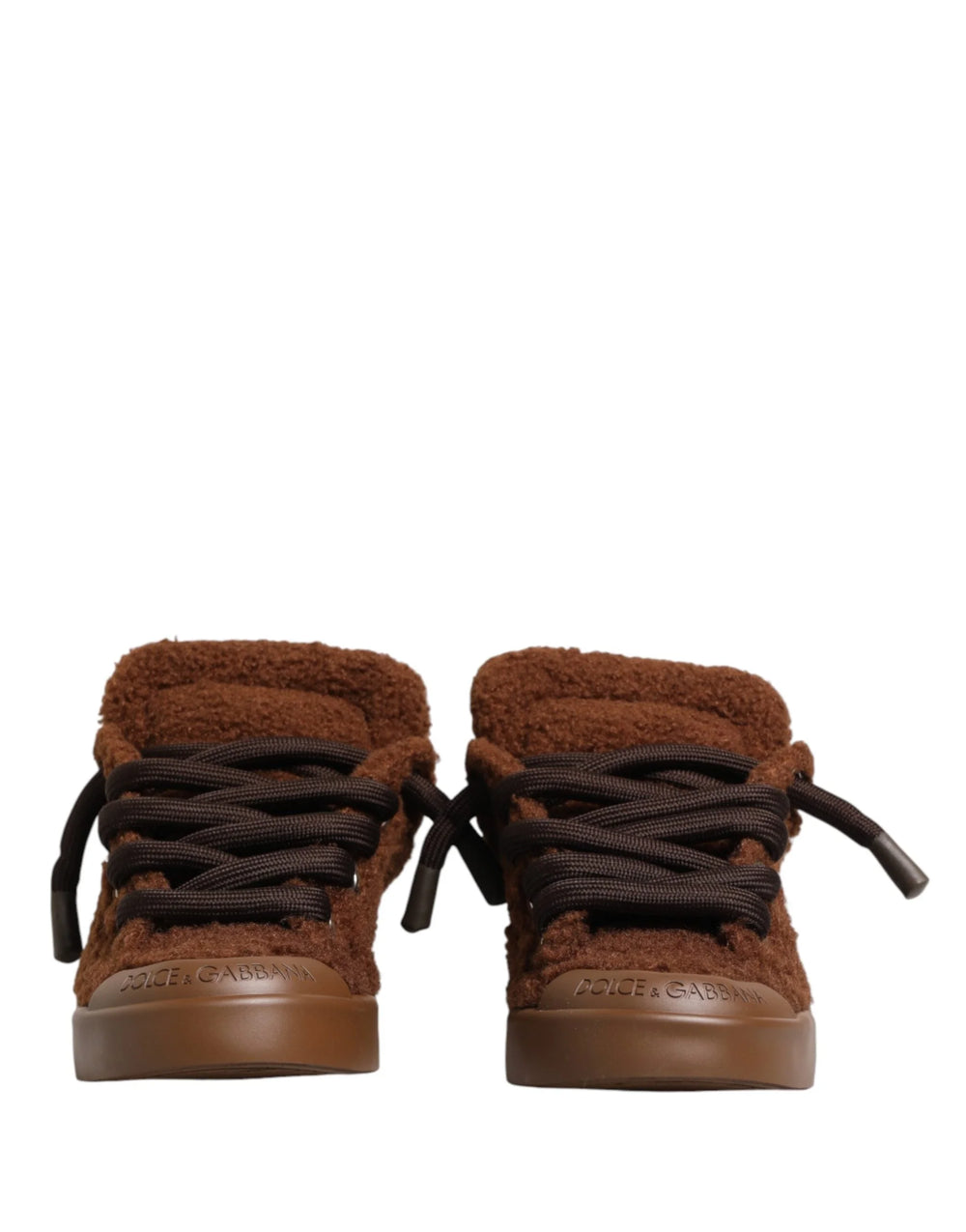 Dolce & Gabbana Ruskeat matalahkeiset tennarit - EU44/US11
