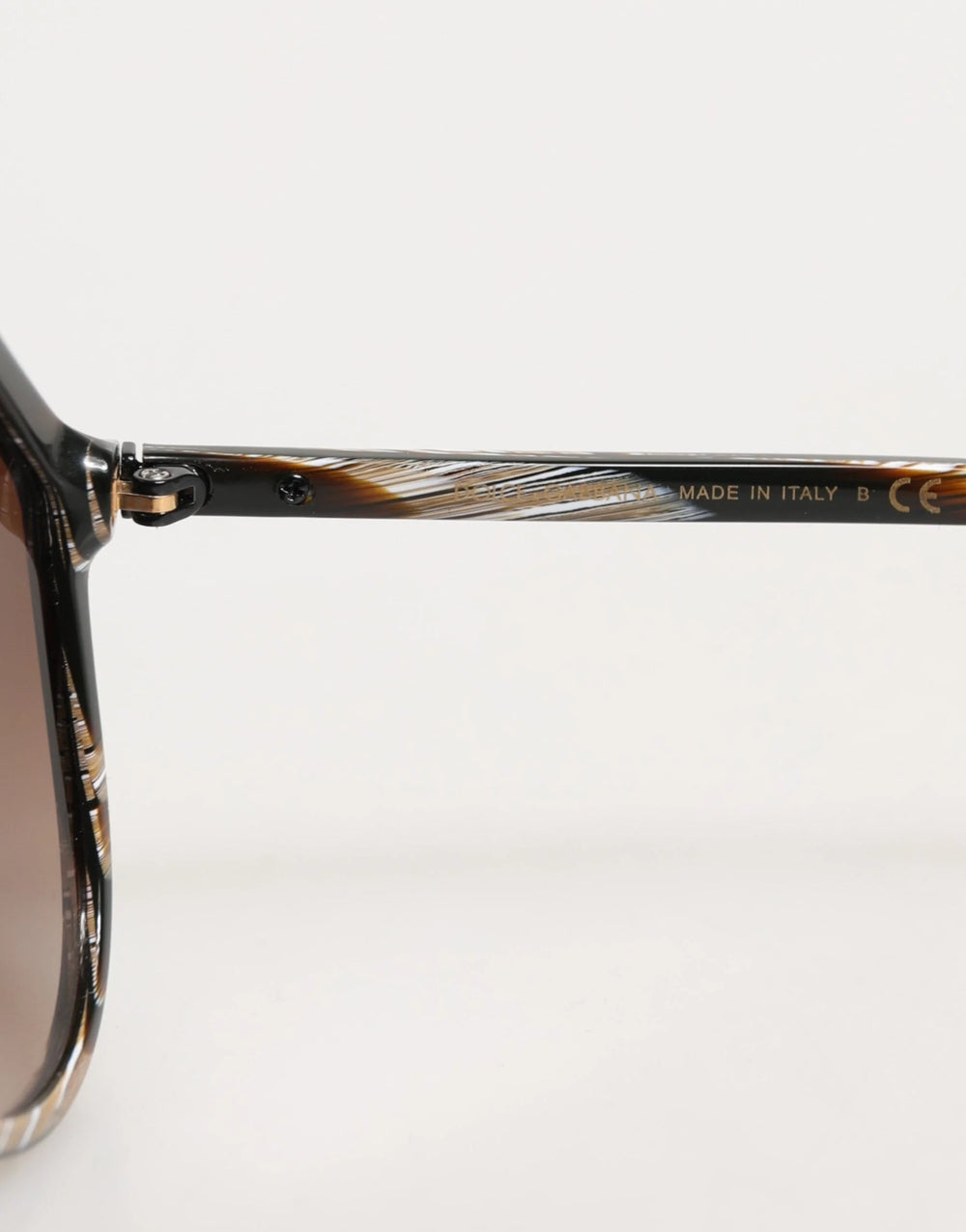 Dolce & Gabbana Brown Full Rim Acetate Pilot Eyewear Sunglasses - Sunglasses
