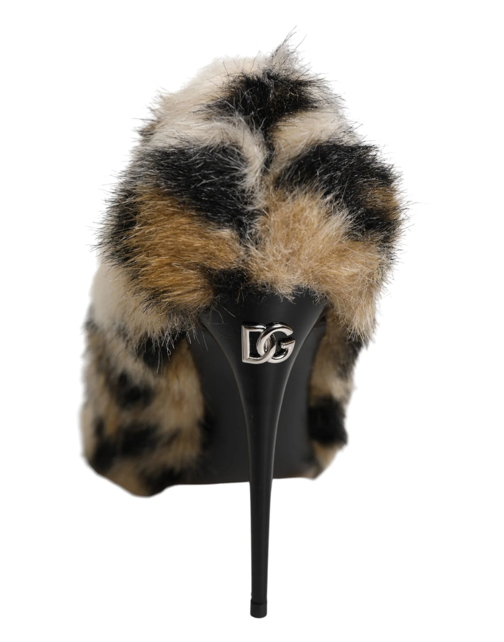 Dolce & Gabbana Brown Fur Leopard High Heels Pumps Shoes - EU39/US8.5 - Heels