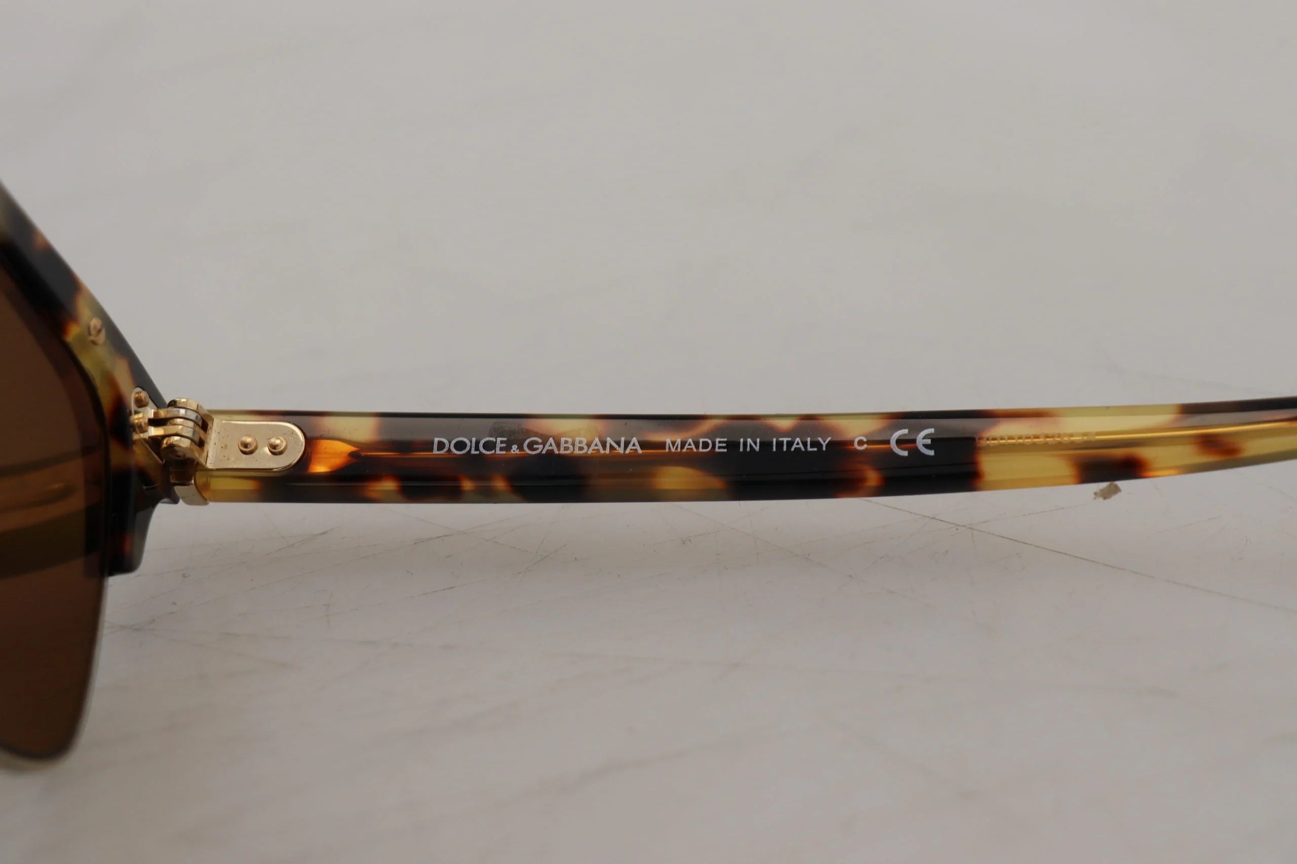 Dolce & Gabbana Brown Gold Acetate Havana DG430A Sunglasses - Sunglasses